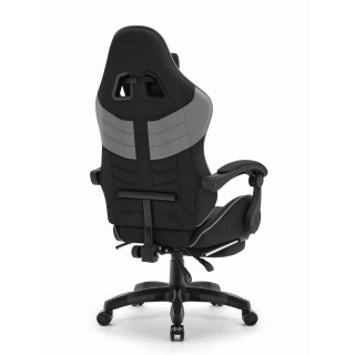 Igralni stol Cabro C501 iz blaga v sivo-črni barvi