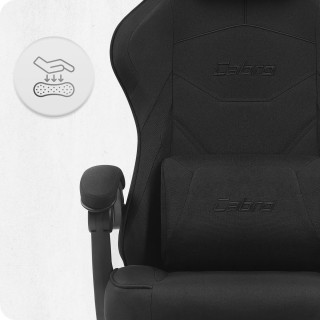 Igralni stol Cabro C502 iz črne tkanine