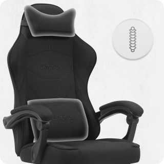 Igralni stol Cabro C502 iz črne tkanine