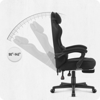 Igralni stol Cabro C502 iz črne tkanine