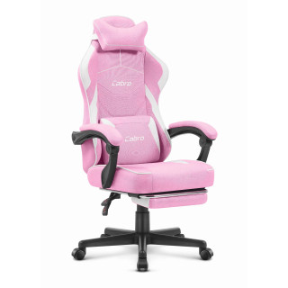 Igralni stol Cabro C502 iz roza in bele tkanine