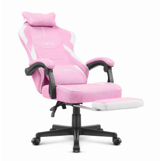 Igralni stol Cabro C502 iz roza in bele tkanine