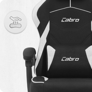 Igralni stol Cabro C502 iz črne in bele tkanine
