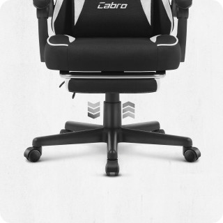 Igralni stol Cabro C502 iz črne in bele tkanine
