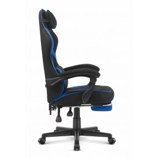 Igralni stol Cabro C502 iz blaga v črni in modri barvi