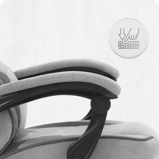 Igralni stol Cabro C502 iz sive tkanine