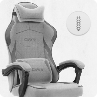 Igralni stol Cabro C502 iz sive tkanine