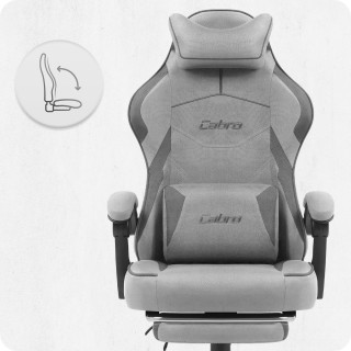 Igralni stol Cabro C502 iz sive tkanine