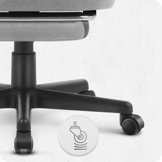 Igralni stol Cabro C502 iz sive tkanine