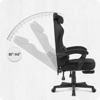 Igralni stol Cabro C503 iz črne tkanine