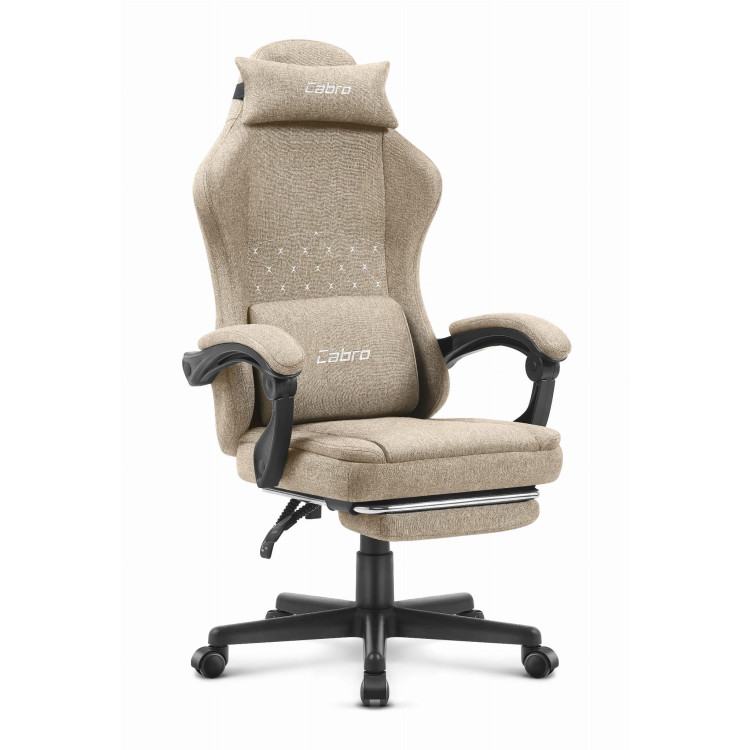 Igralni stol Cabro C503 iz blaga, bež barve