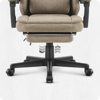 Igralni stol Cabro C503 iz blaga, bež barve