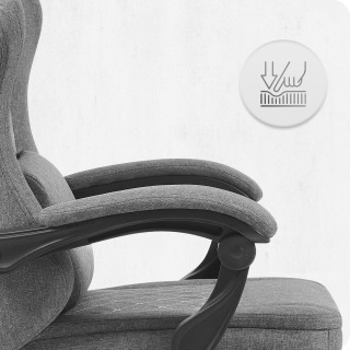 Igralni stol Cabro C503 iz sive tkanine