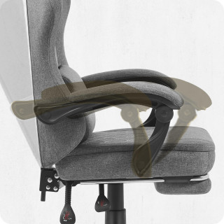 Igralni stol Cabro C503 iz sive tkanine