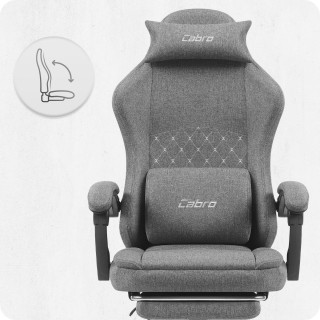 Igralni stol Cabro C503 iz sive tkanine