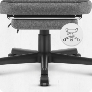 Igralni stol Cabro C503 iz sive tkanine