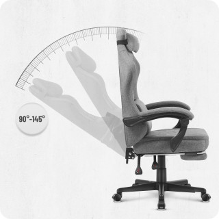 Igralni stol Cabro C503 iz sive tkanine