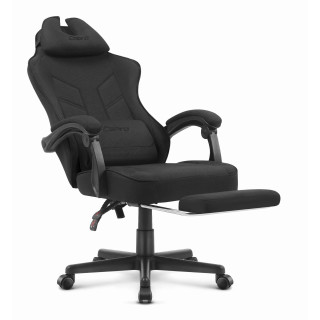 Igralni stol Cabro C504 iz blaga, črne barve