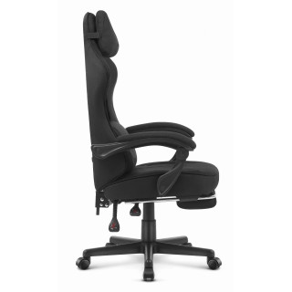 Igralni stol Cabro C504 iz blaga, črne barve