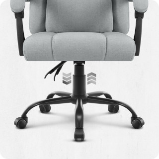 Pisarniški stol Cabro C505 iz sive tkanine