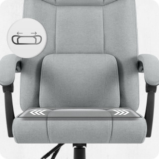 Pisarniški stol Cabro C505 iz sive tkanine