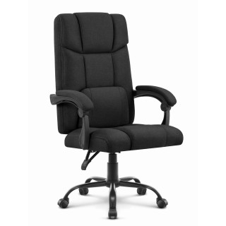 Pisarniški stol iz črnega blaga Cabro C505