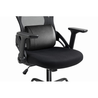 Pisarniški stol iz črnega blaga Cabro C507