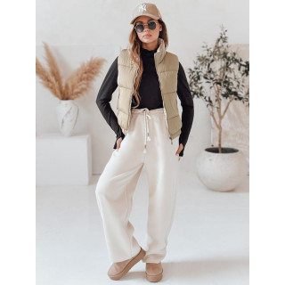 Prešit ženski telovnik bež barve TY4973