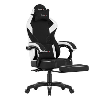 Belo-črni igralni stol Huzaro FORCE 3.7 WHITE CARBON