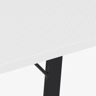 Igralna miza Huzaro HERO 1.5 BELA 120 CM