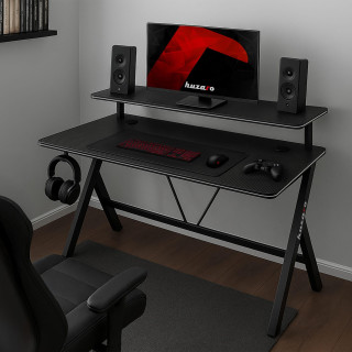 Črna igralna miza Huzaro HERO 1.9 ČRNA 120 CM