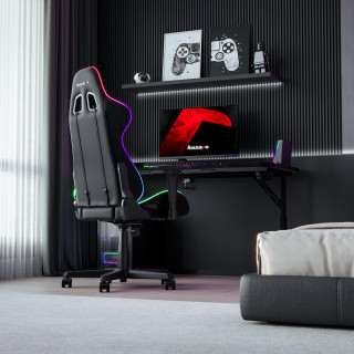 Črna igralna miza Huzaro HERO 3.6 ČRNA 140 CM