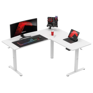 Električna bela kotna miza Huzaro HERO 9.5 WHITE