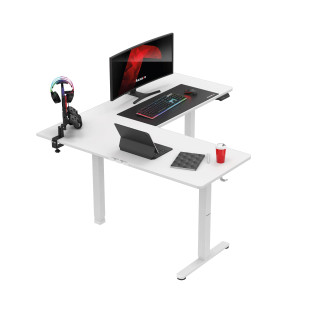 Električna bela kotna miza Huzaro HERO 9.5 WHITE