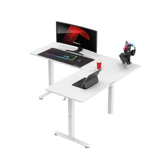 Električna bela kotna miza Huzaro HERO 9.5 WHITE