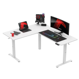 Električna bela kotna miza Huzaro HERO 9.5 WHITE