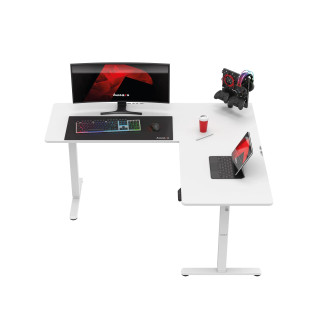 Električna bela kotna miza Huzaro HERO 9.5 WHITE