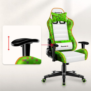 Otroški igralni stol Huzaro RANGER 6.0 PIXEL WHITE