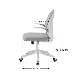 Otroški sivi stol Mark Adler Junior 4.0 Grey