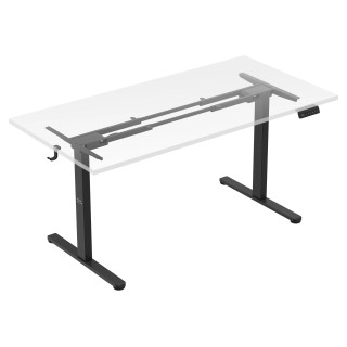 Namizno stojalo Mark Adler XENO 4.5 z nastavljivo višino, črno