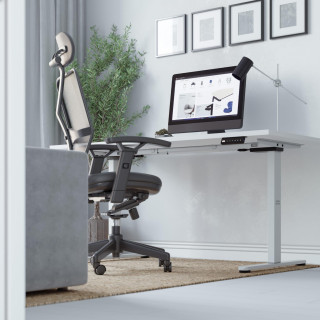 Belo nastavljivo pisalno stojalo Mark Adler XENO 4.5 WHITE