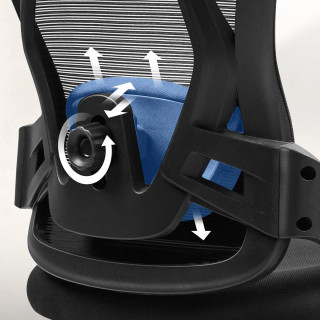 Črn igralni stol Huzaro COMBAT 2.7 BLACK