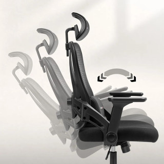 Črn igralni stol Huzaro COMBAT 2.7 BLACK