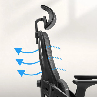 Črn igralni stol Huzaro COMBAT 2.7 BLACK