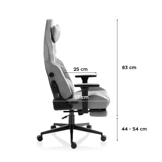 Siv igralni stol Huzaro FORCE 8.1 GREY