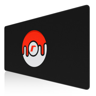 Črna podloga za miško Huzaro s potiskom MOUSEPAD 5.0