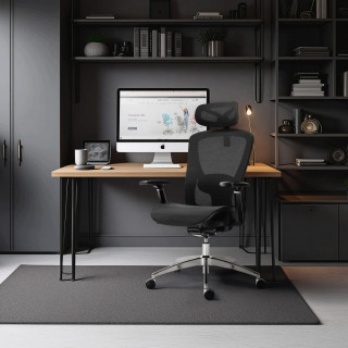 Ergonomski črni stol Mark Adler EXPERT 5.3 BLACK MESH