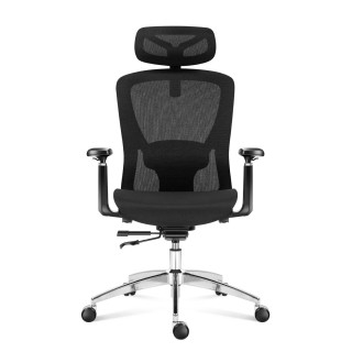 Ergonomski črni stol Mark Adler EXPERT 5.3 BLACK MESH