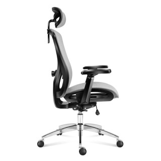 Siv ergonomski stol Mark Adler EXPERT 5.3 SIVA MREŽA