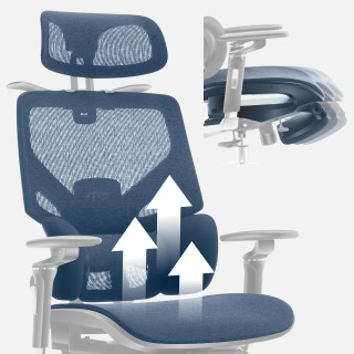 Črn ergonomski stol Mark Adler EXPERT 9.6 BLACK